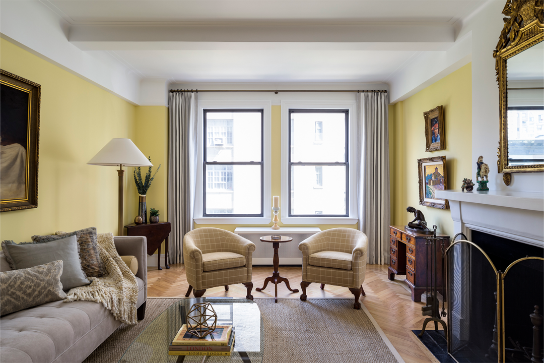The use of a polarizer and some fill lighting here has cut down the hot spots and brought detail back into areas that were once lost. The paintings look much better, the yellow paint color of the walls have returned, and the wood tones are more accurate. But there is still one issue that bothers me...