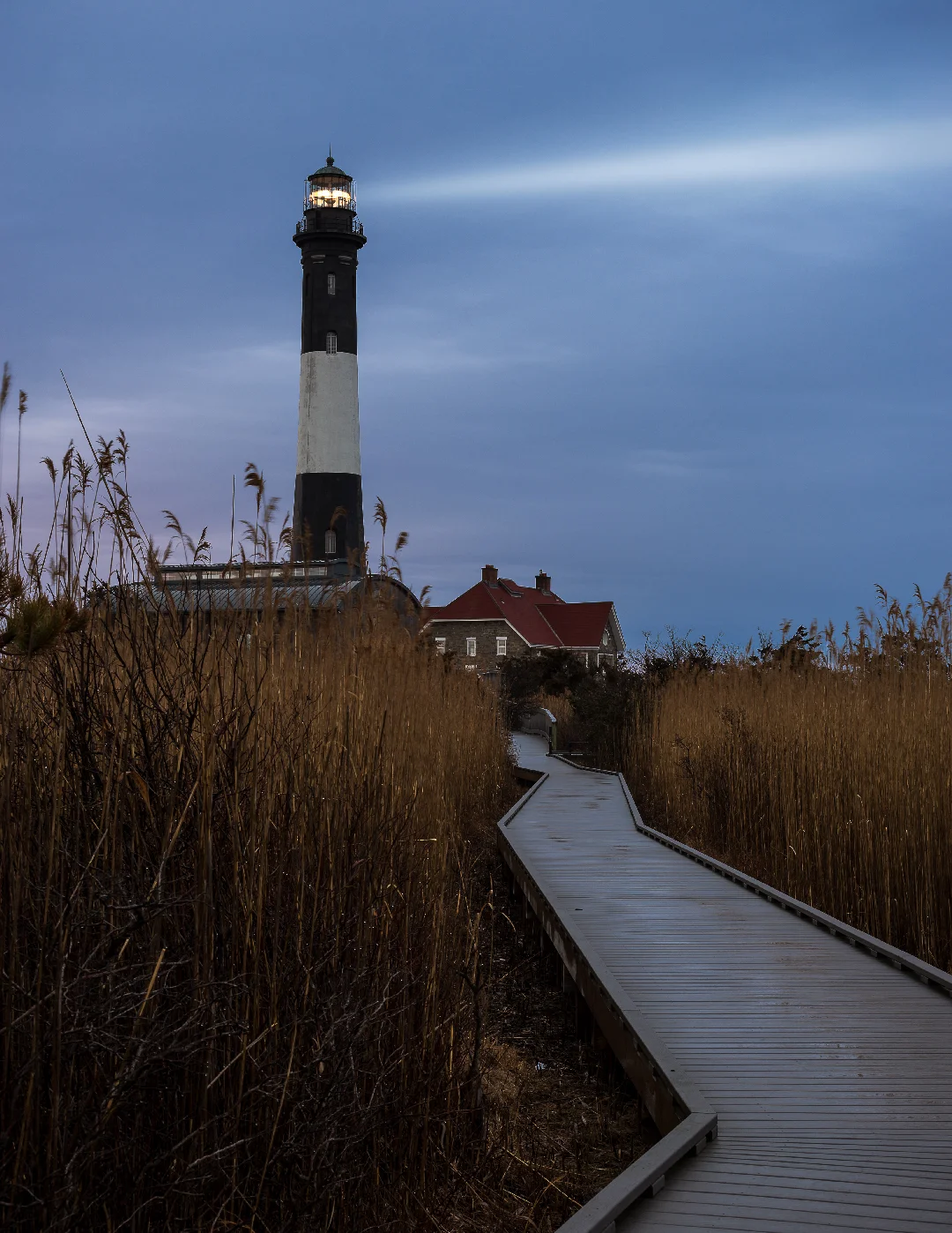 Fire Island Lighthouse at Twilight