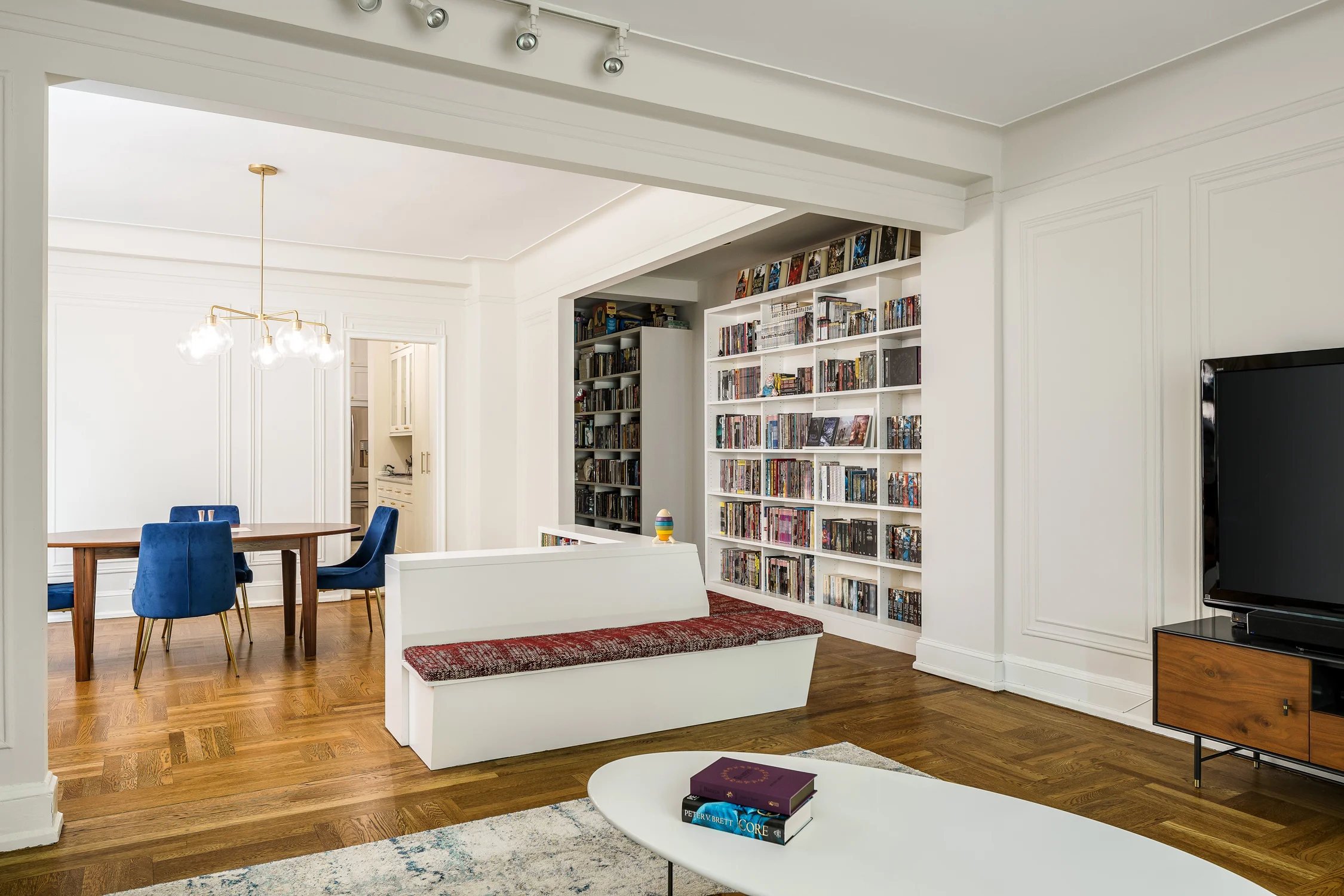 Grand Army Plaza residence designed by +LAB Architect PLLC for writer Peter Brett. Photographed by Eric Soltan - www.ericsoltan.com
