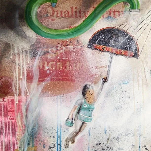 sneakpeek crop, Maria Poppins, Werc Mythograff, Crewest Gallery, Aug 4th (Taken with Instagram)