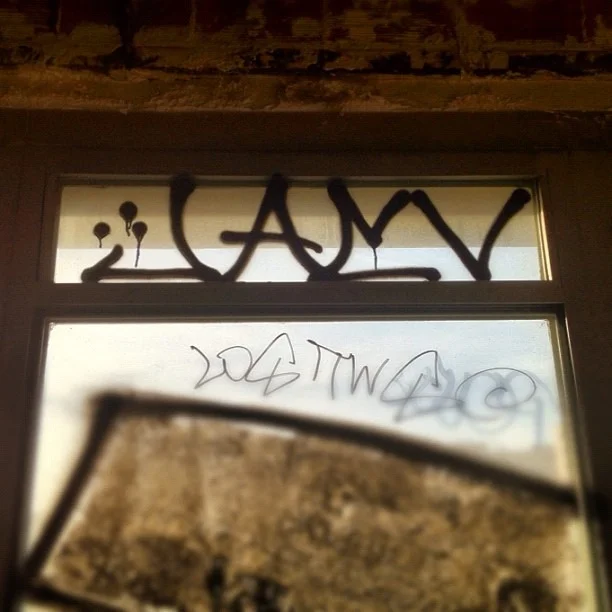 #vyalone they say writing backwards calls the #devil @vyalone  (Taken with Instagram)