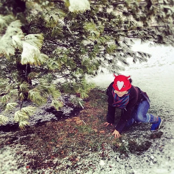 #found a #fox #hat #having #fun in the #snow #playingaround #snowfight
