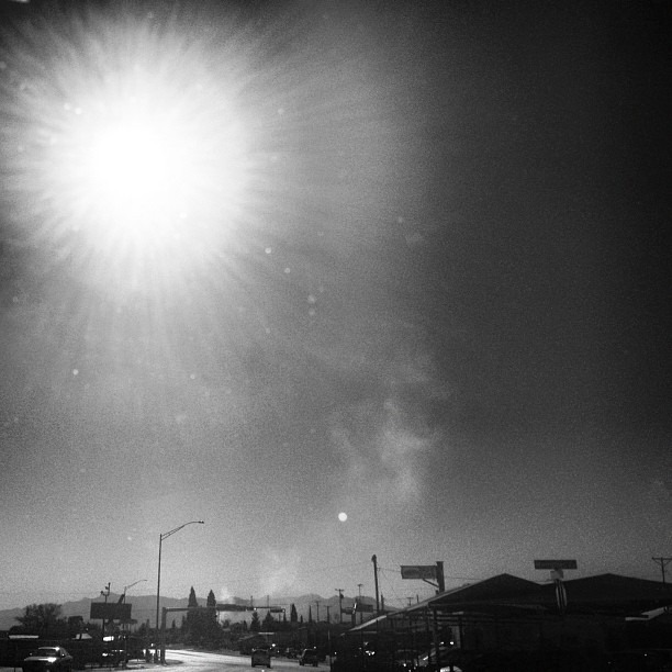 #fire onthe #drive #home #drivebyshooting #photooftheday #burningsun #suncult