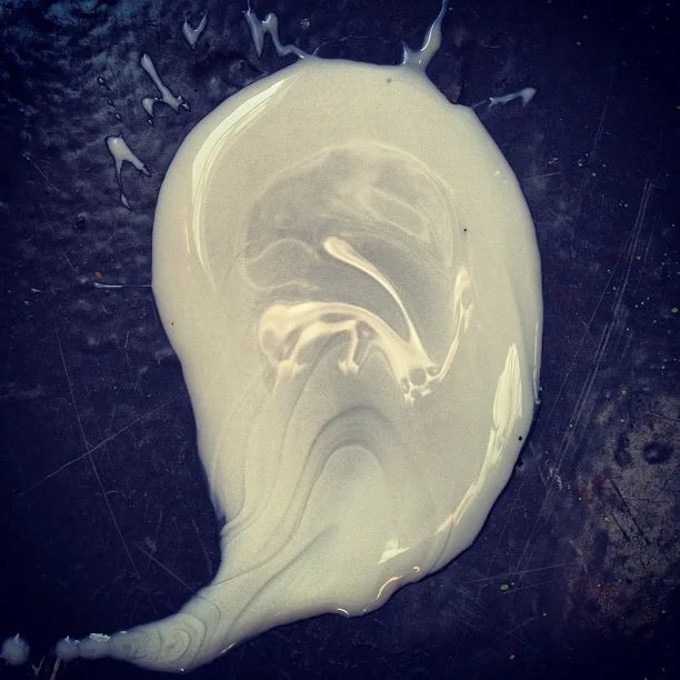 #facemelt #reflection on #medium #spilt on #studio #floor #splitpersonalities #selves #mirror #sun #play