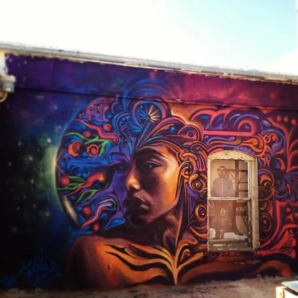 #Werc #westcoast #tour #wercgraff #ix #tzolkin #cosmic #jaguar #deity @mtncolors @wercworldwide