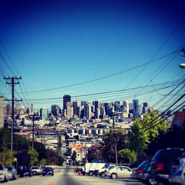 #blessed w #amazing #beautiful #views in the #yay  #potrerohill #morningwalk #skyhigh #family #spring #getaway #beauty #skyline #skyscrappers  (at Just For You Cafe)