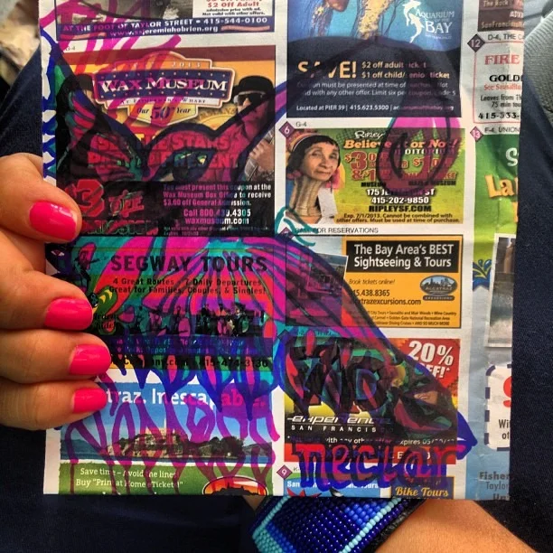 #ready for #delivery #homemade #envelope #mailart #flypussy #goddess #nectar #geraluz #graffiti #love #sharpies #califas to #chucotown #nofilter