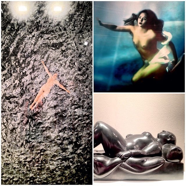 #miamiartbasel #art from #botero to #marinaabramovic to #holographic #photography the #body was very popular #beachedbasel