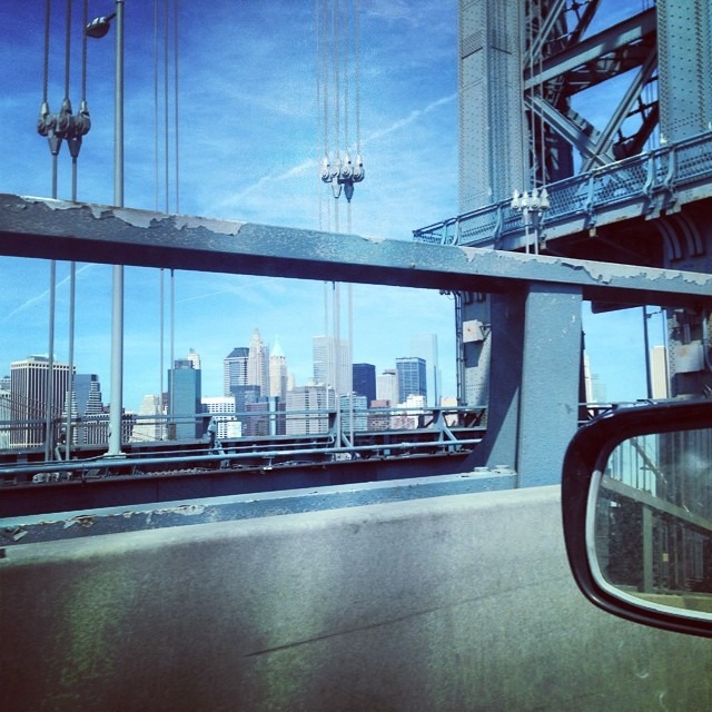 #mycommute #manhattan #bridge  #structure #gotham #cityscape #geometry #love