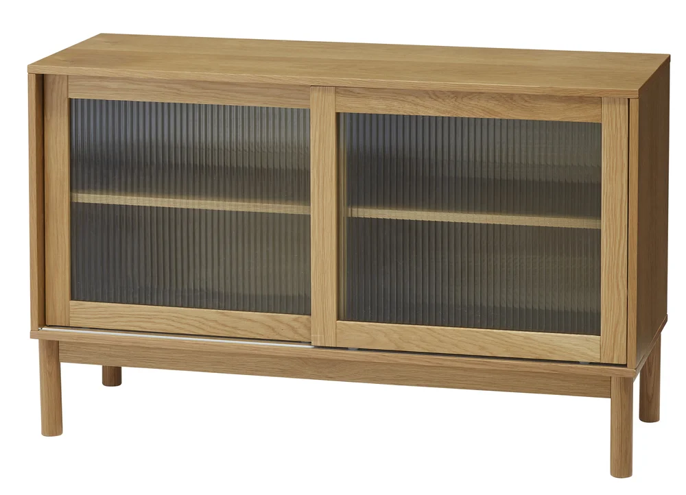 Ribbed Glass Cabinet Derham Interiors