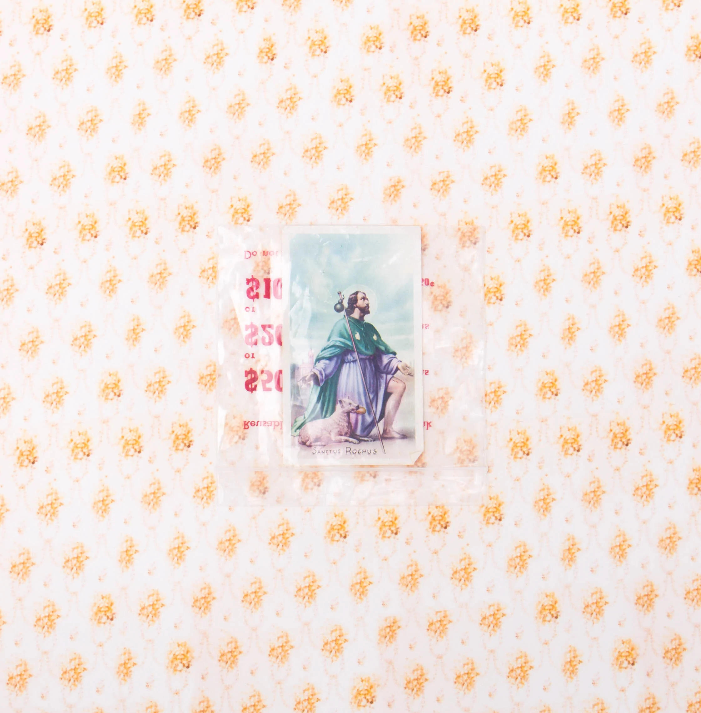   Wallpaper 2  31.5x31.5cm Inkjet Photograph and Found Object 2016 
