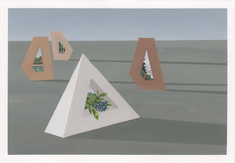 Polygons No. 5 (Oregon Blueberries)