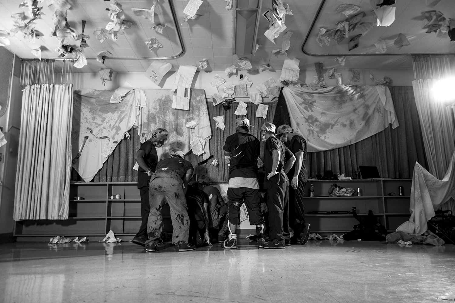 US REVIEWING THE FOOTAGE . 