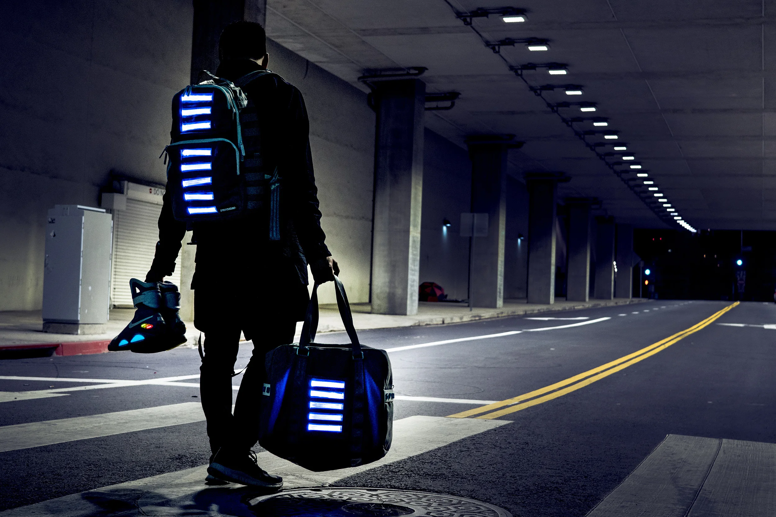 sprayground back to the future bag