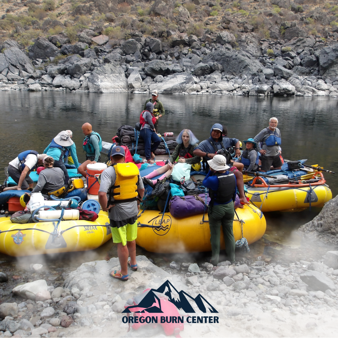 (Partnership Est. 2010) “The energy and support from the community you travel with is phenomenal, and the connections formed don’t end on the river—you carry that sense of belonging home with you.” - Legacy Oregon Burn Center Participant