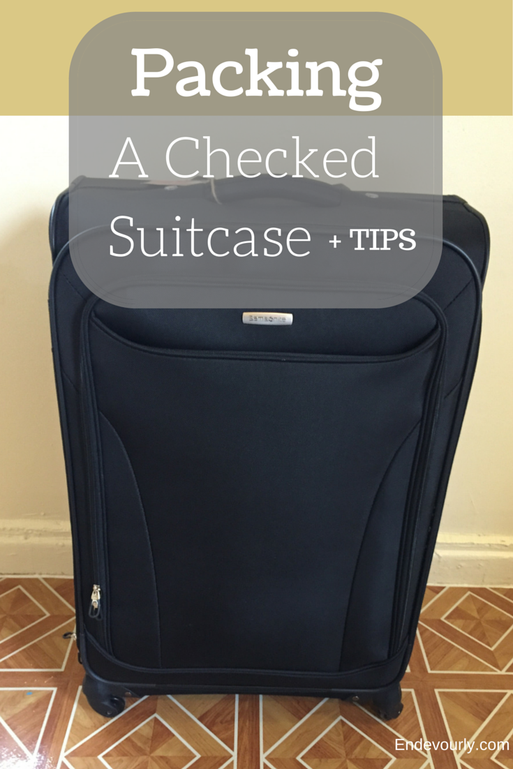 How I Pack My Checked Suitcase — SYNONYMOUS