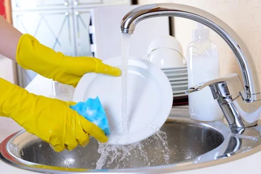 Source <--- Also lists 10 reasons why you should be washing dishes by hand!