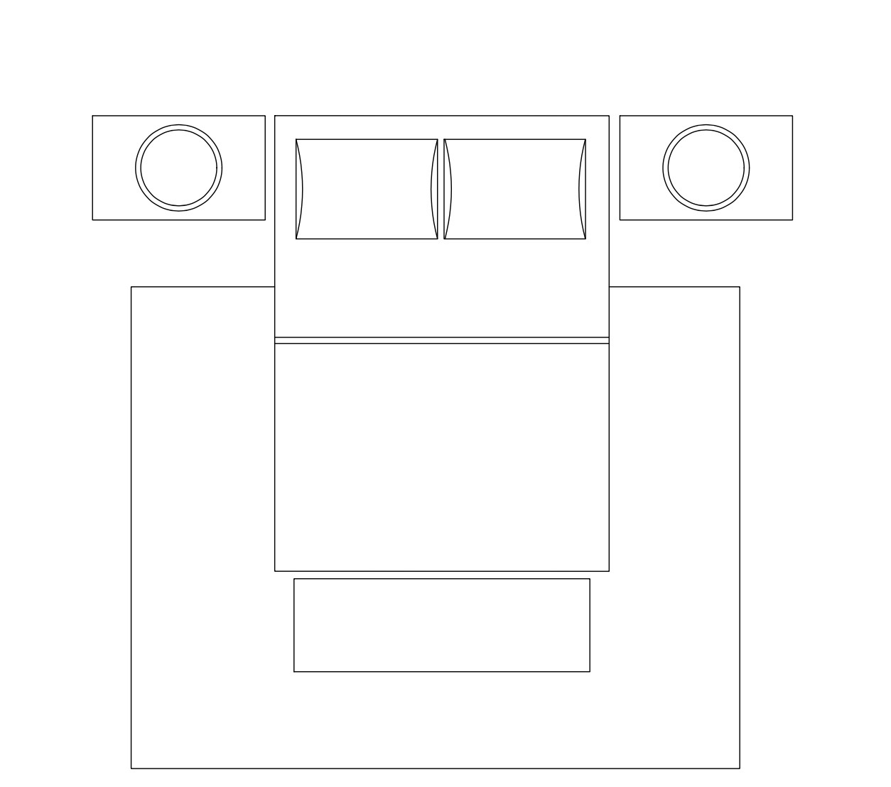 Estudio Diseño: Tamaños de Alfombra Para Dormitorios — SYNONYMOUS