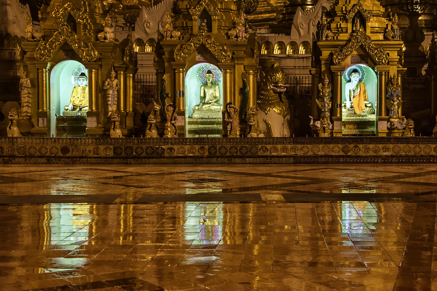 Schwedagon Reflections