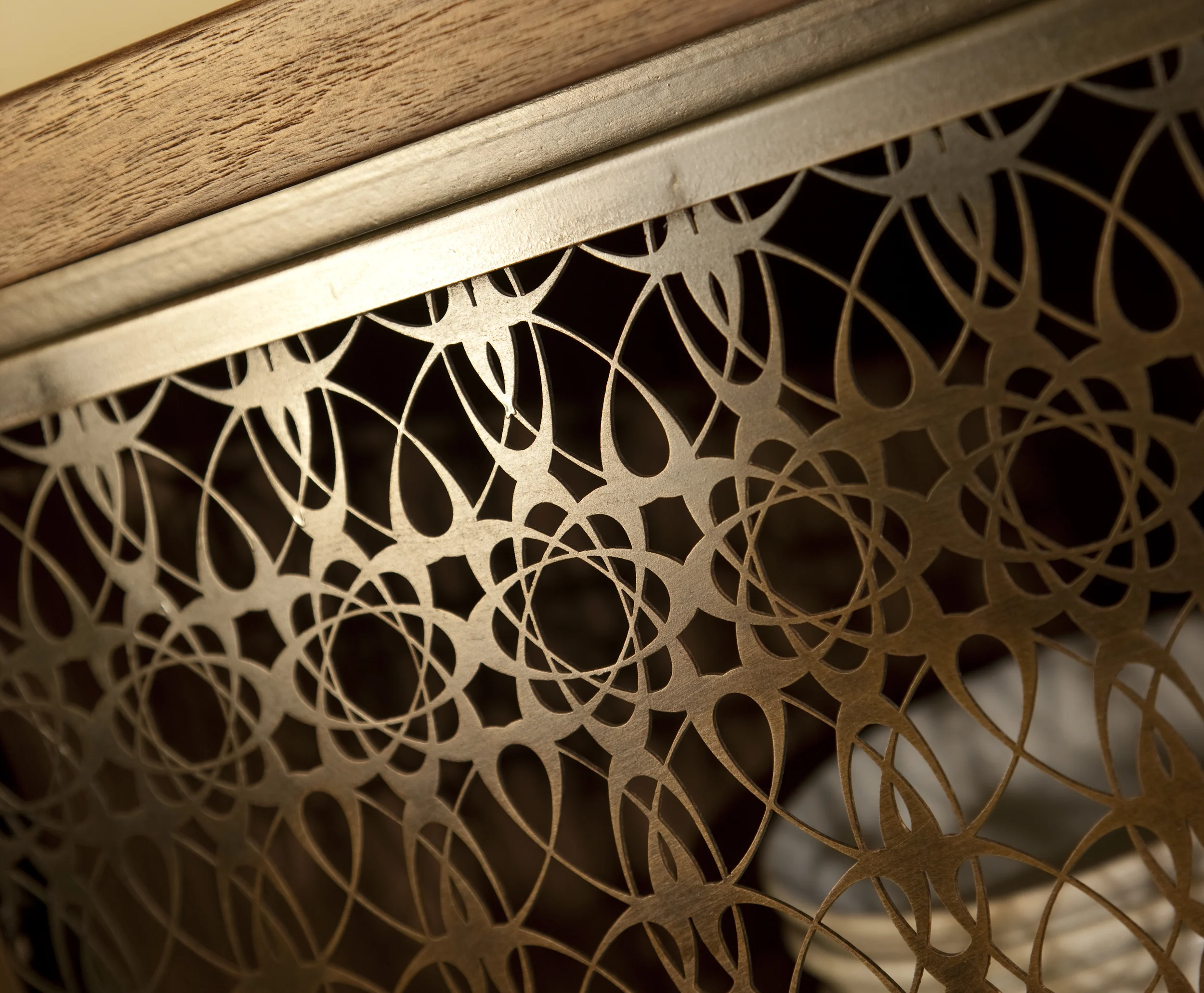 custom credenza detail