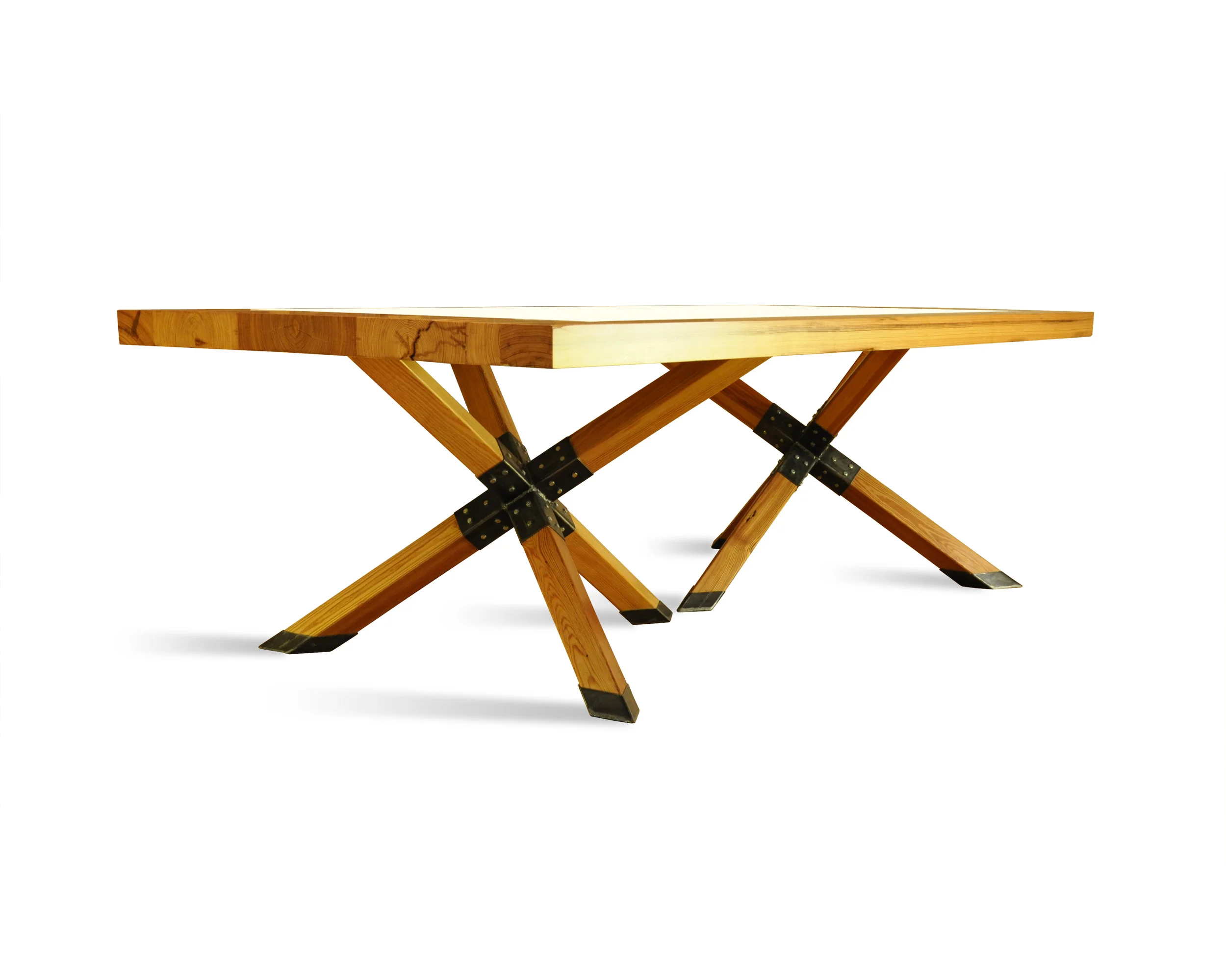 sawhorse table
