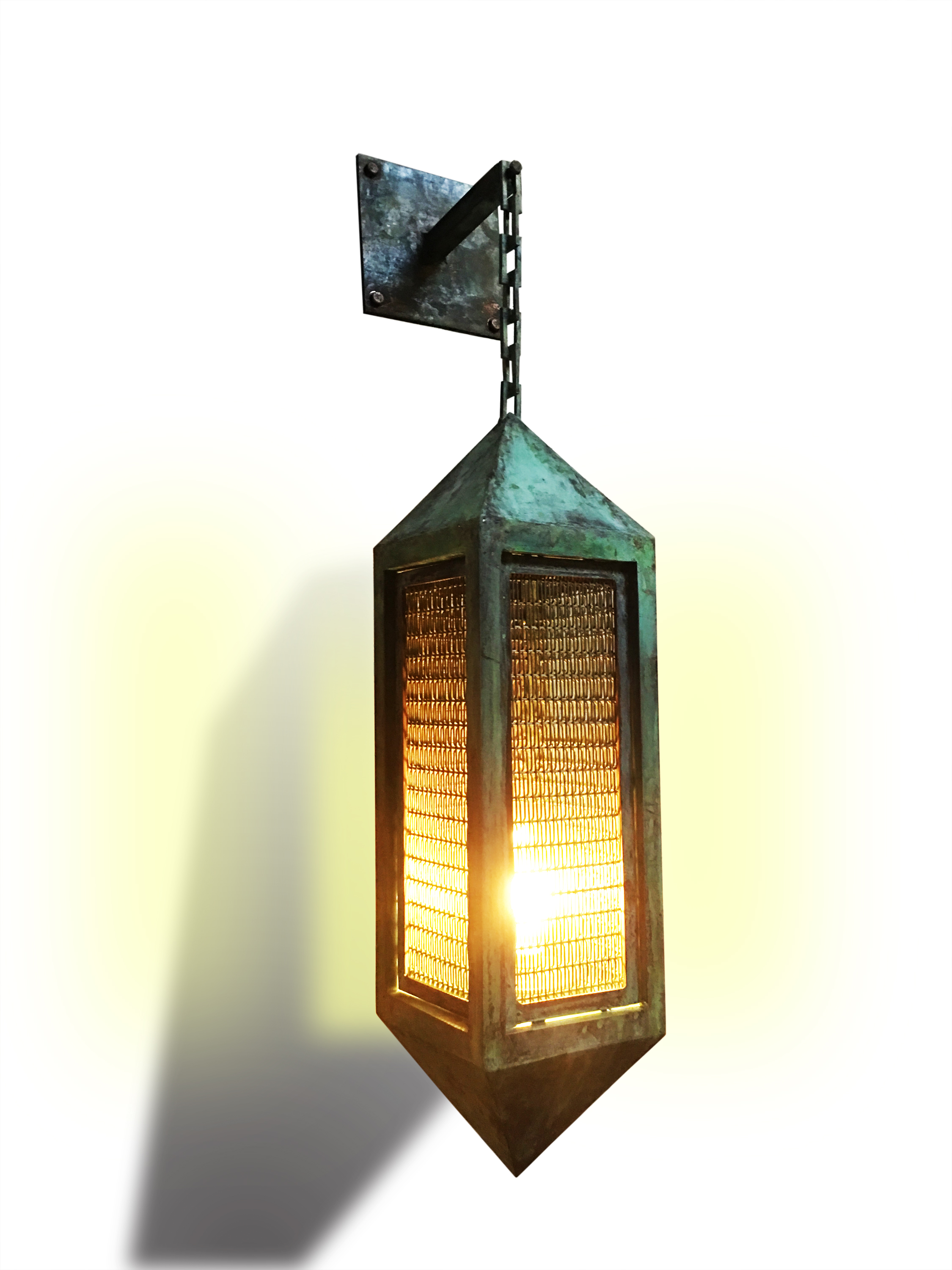 Bronze Outdoor Sconce Lantern