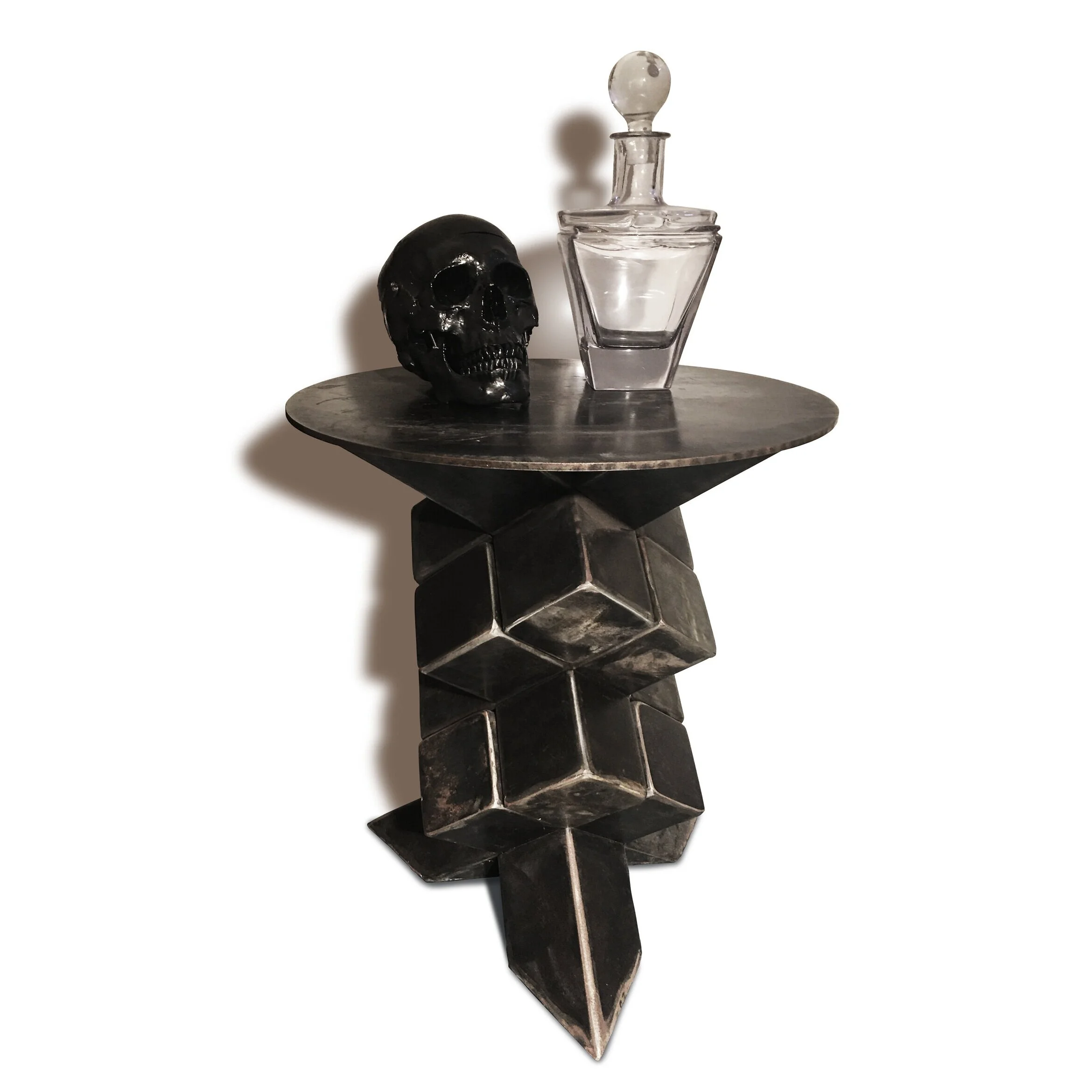 Stacked Steel Table