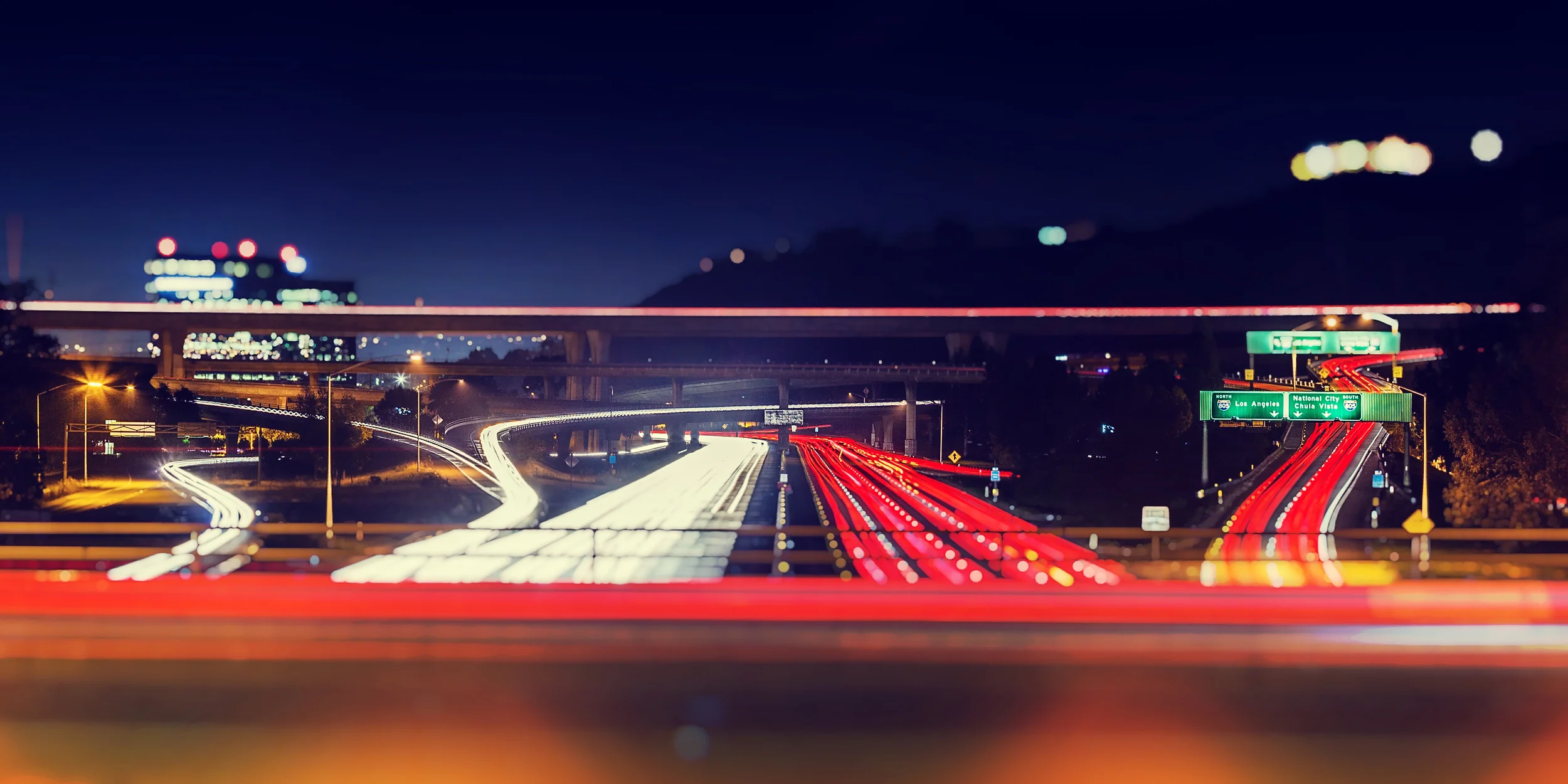 Interstate 8 at Interstate 805