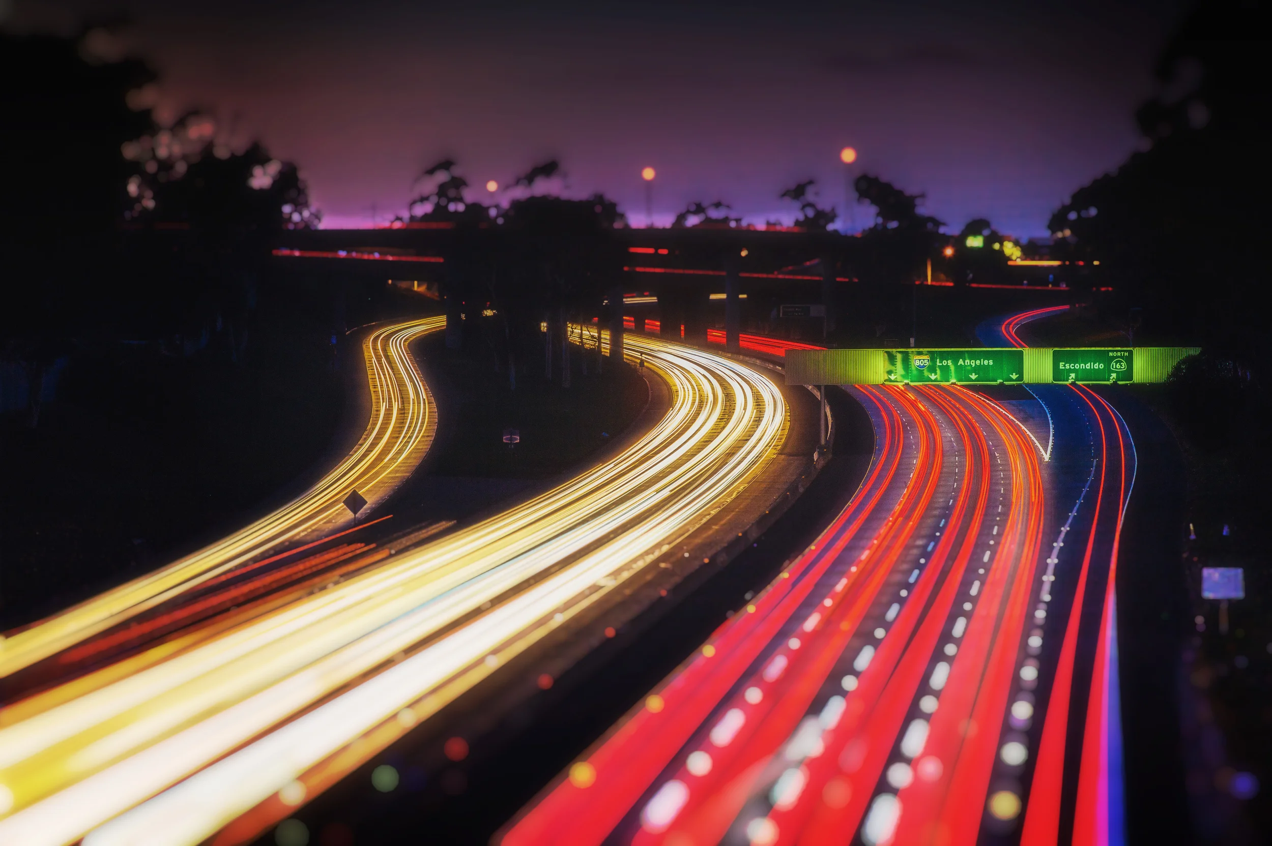 Interstate 805 at State Route 163