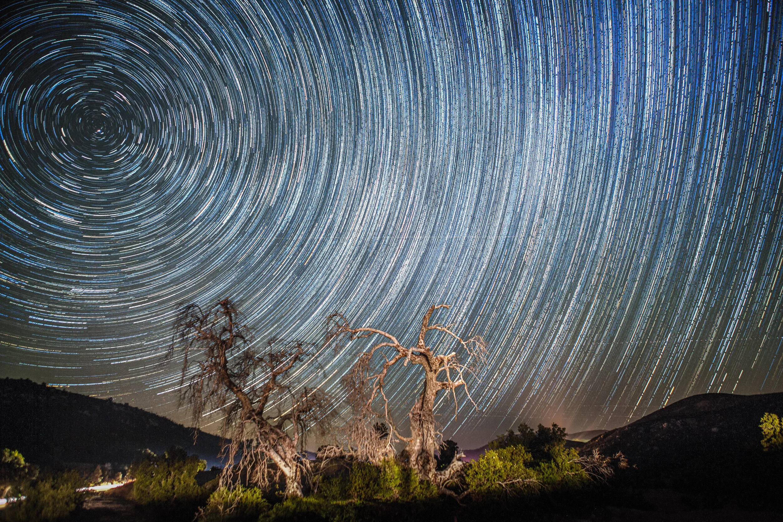 Circular Star Trails