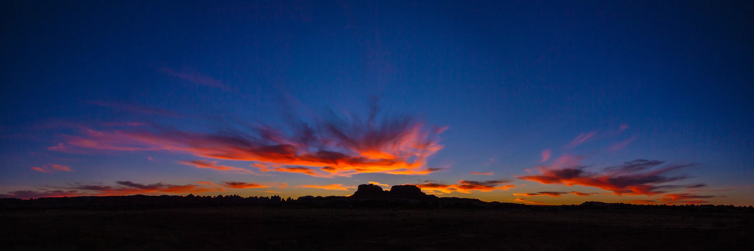 Sunset over the Needles District