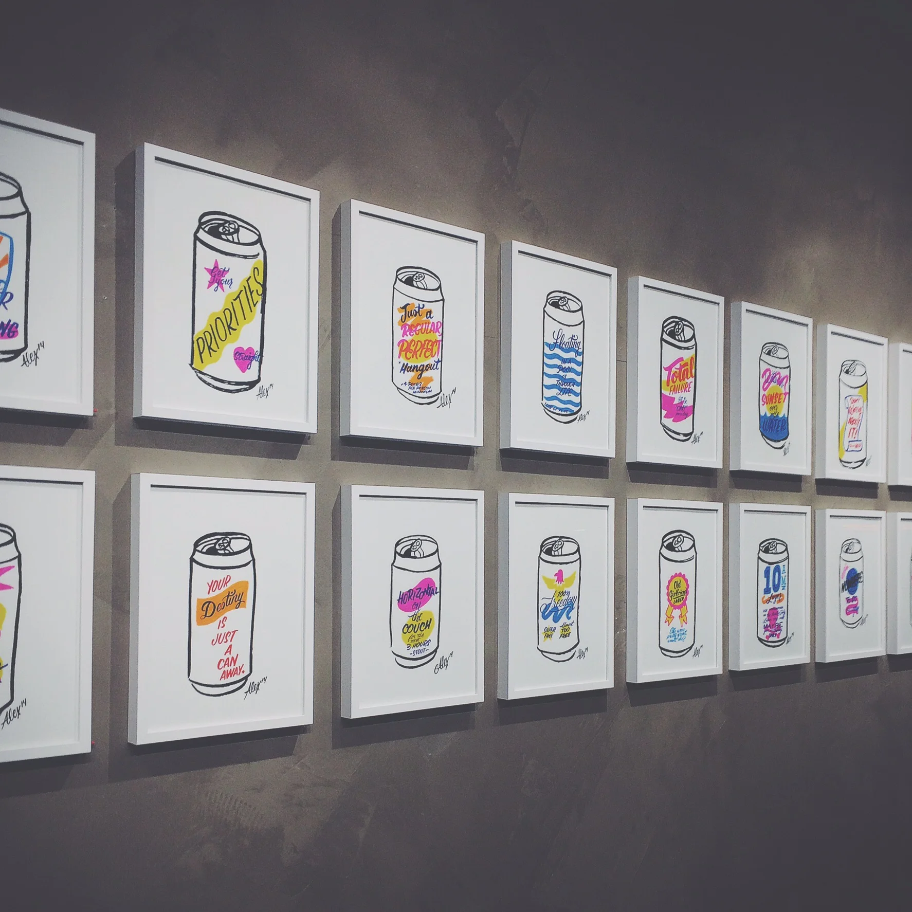Art show by Alexander Barrett. Follow him on Instagram @tuffstuf.
