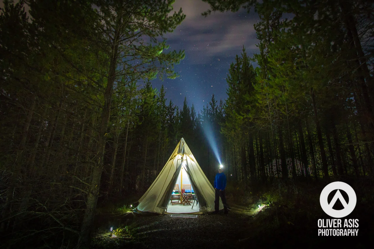 Glacier Under Canvas.