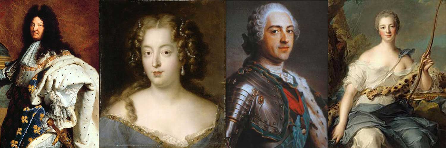 Kings and their women: Louis XIV, Louise de La Vallière, Louis XV & Madame de Pompadour