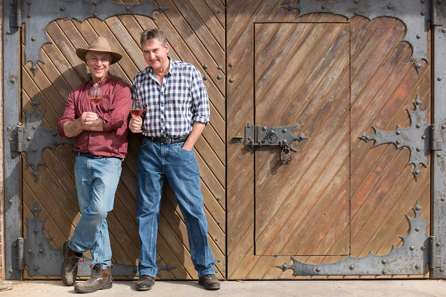 Hahndorf Hill co-owners and partners Larry Jacobs (L) & Marc Dobson (R)