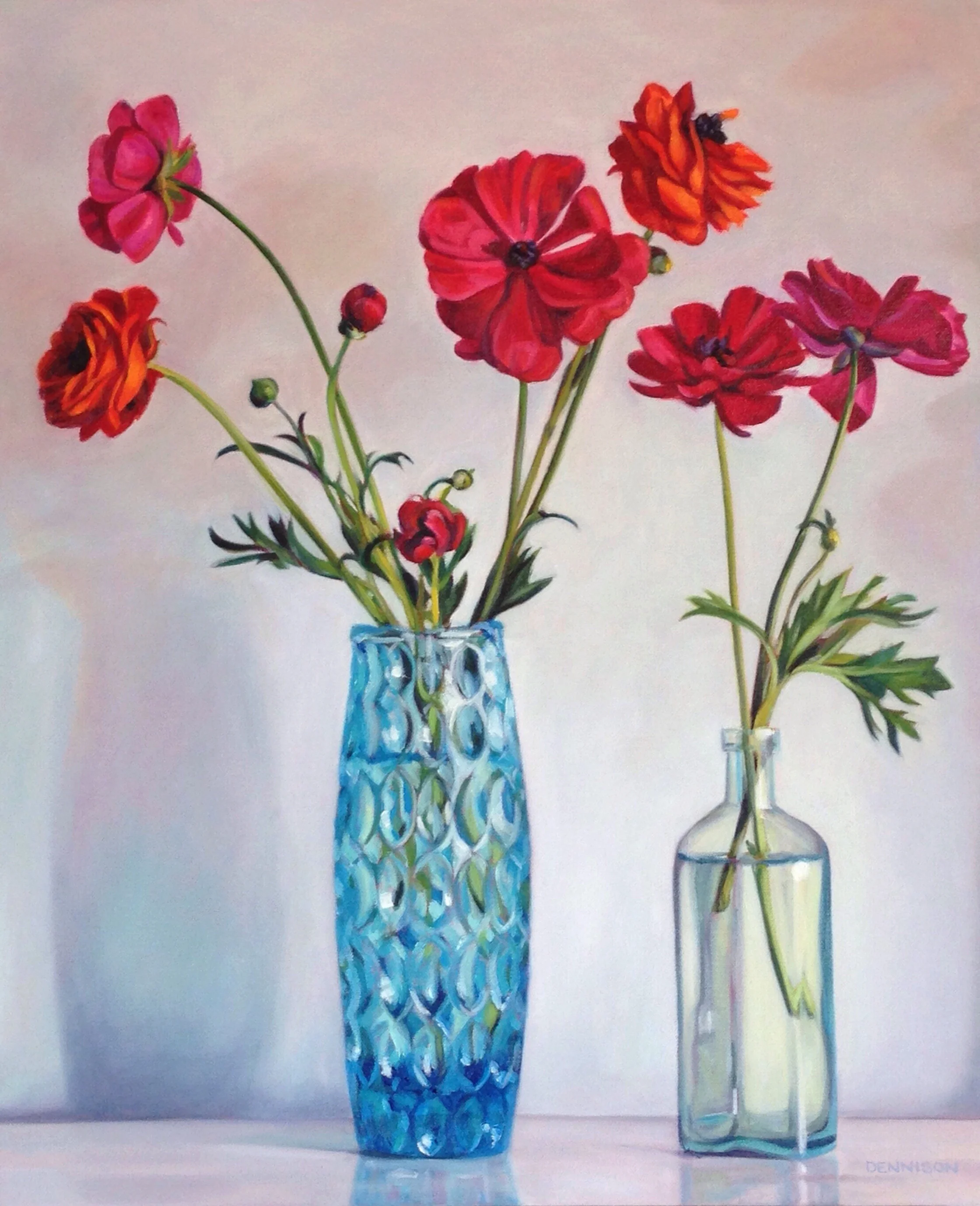 Still Life With Ranunculi Oil on Canvas, 61cm x 51cm