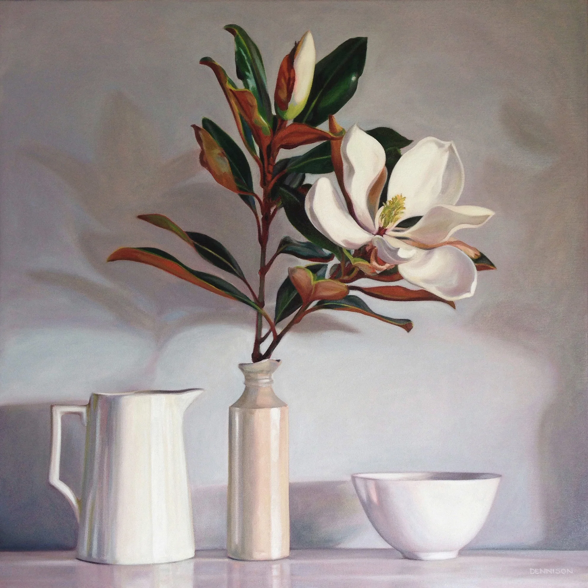 Magnolia Little Gem II   Oil on Canvas, 61cm x 61cm
