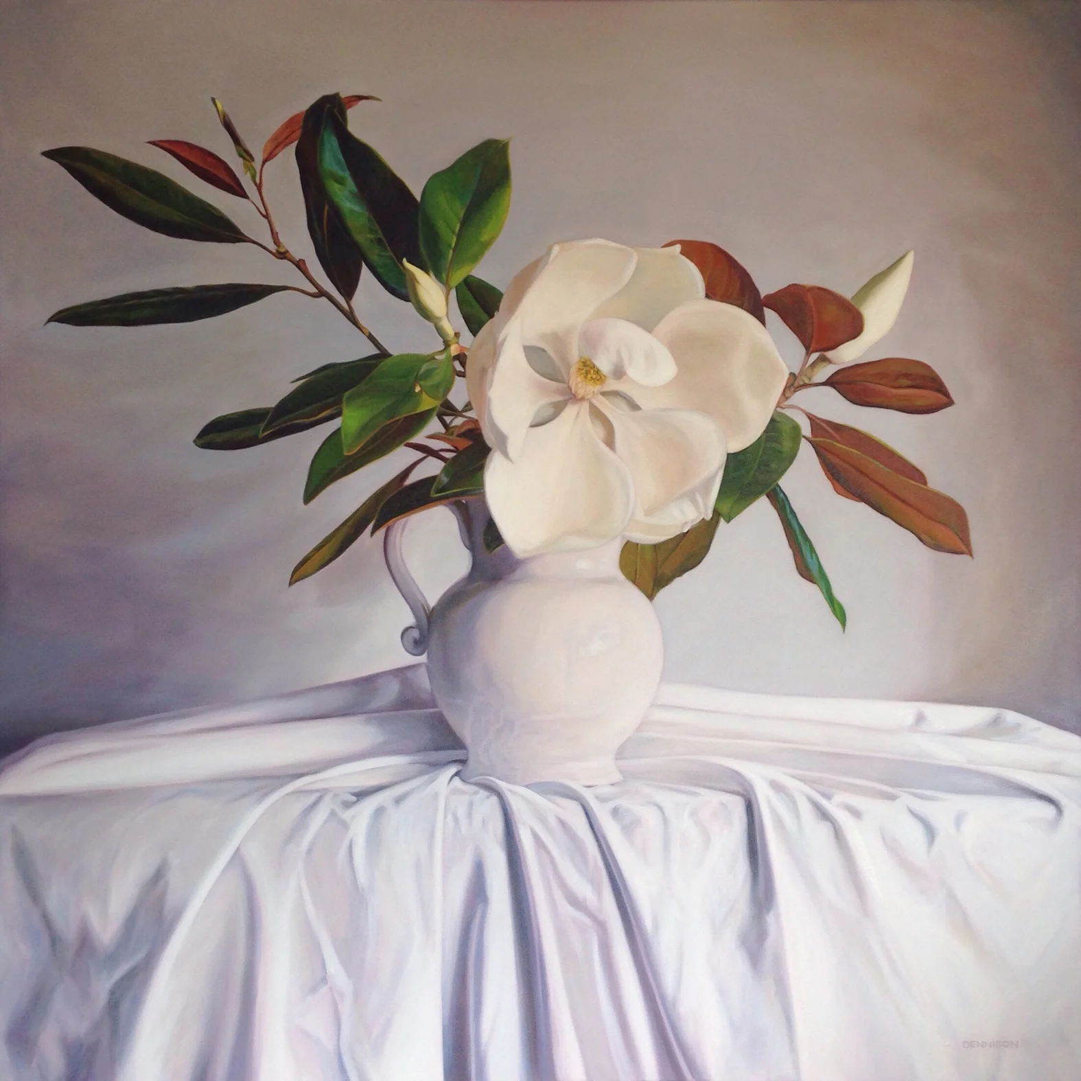 Grandiflora Oil on Canvas, 106cm x 106cm