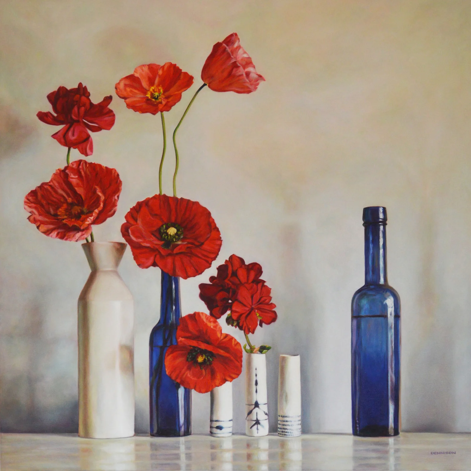 Wendy's Still Life Oil on Canvas, 100cm x 100cm