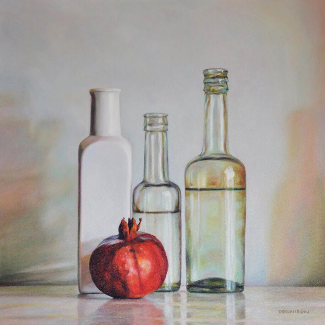 Yellow Banksia from Around the CornerOil on Canvas, 50 x 50cm