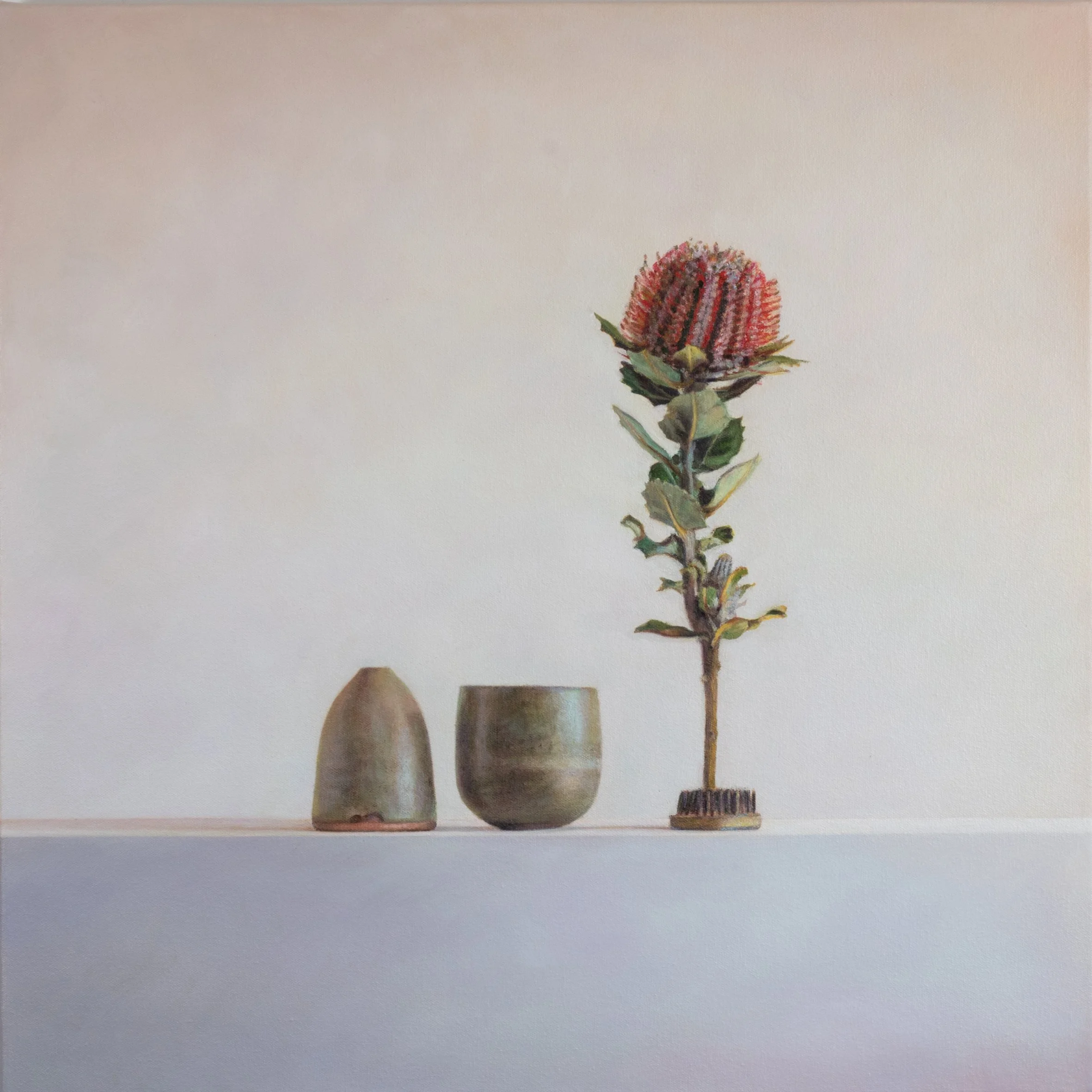 Dennison Samantha_Banksia coccinea and heathland vessels_2026_Oil on canvas_60 x 60cm_HR.jpg