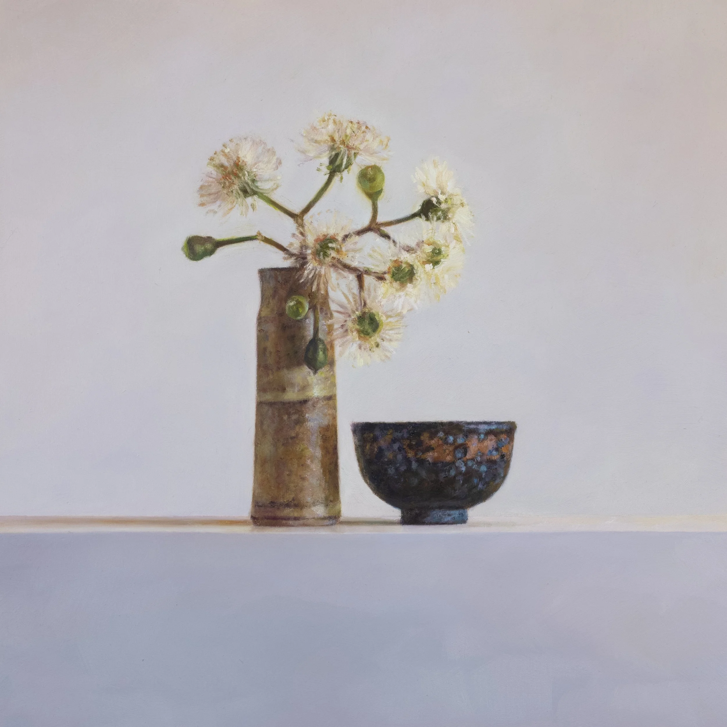 Dennison Samantha_Whitegum blossom and Cheela ash vessels.jpg