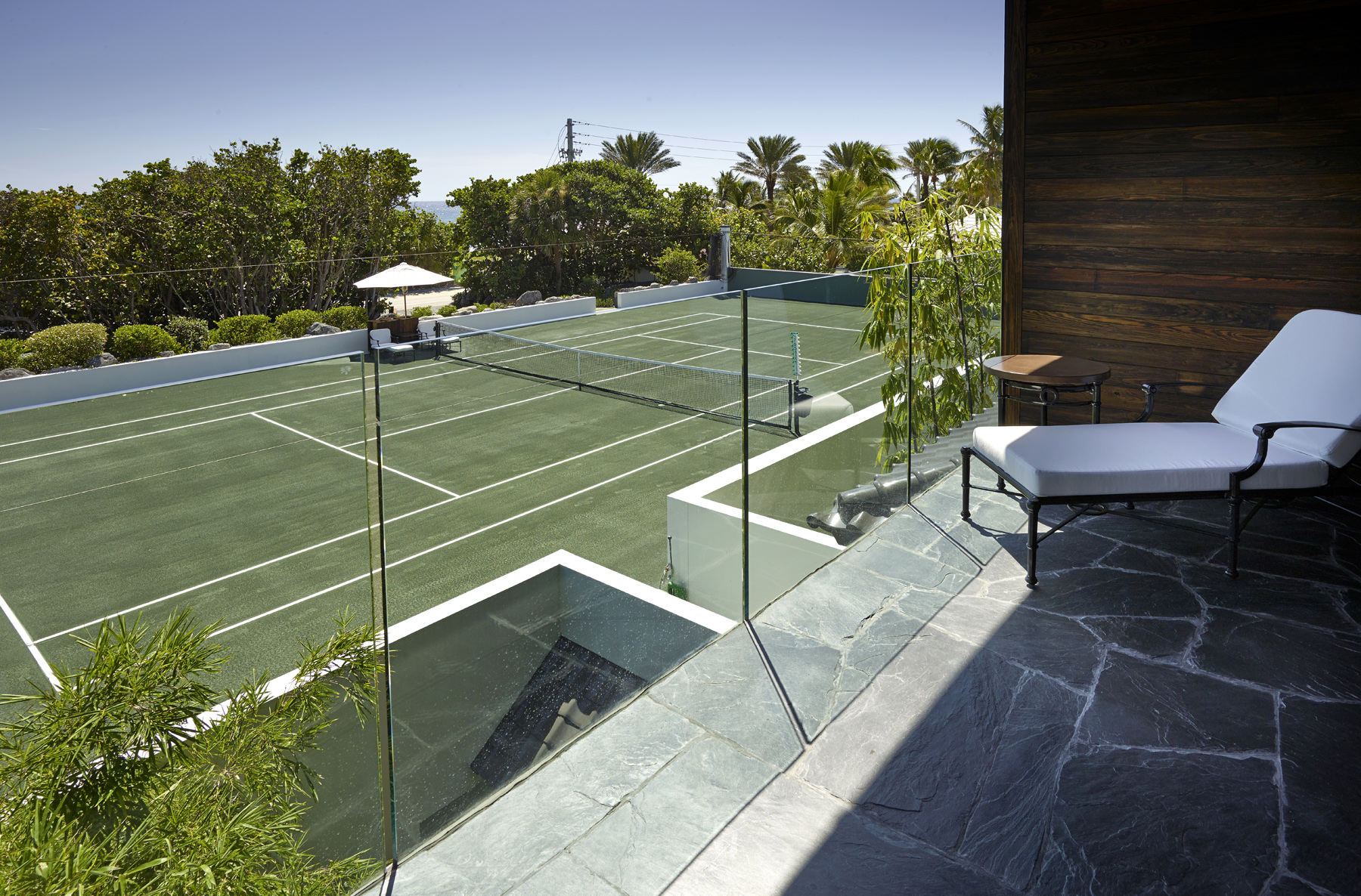 Tennis Courts from Master Bedroom