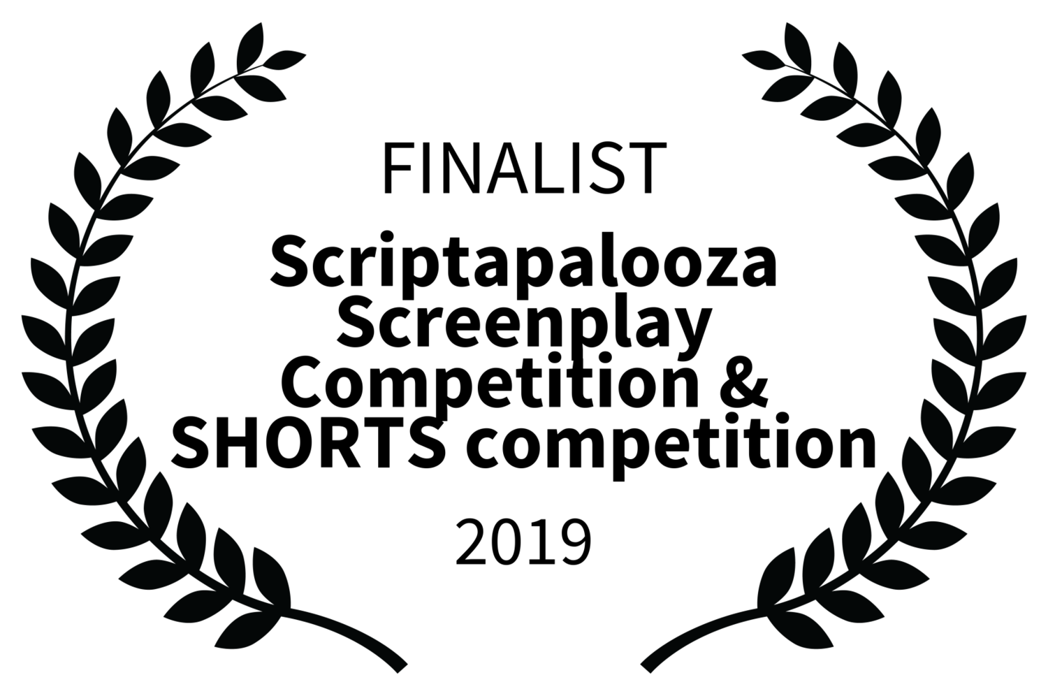 FINALIST - Scriptapalooza Screenplay Competition SHORTS competition - 2019.png
