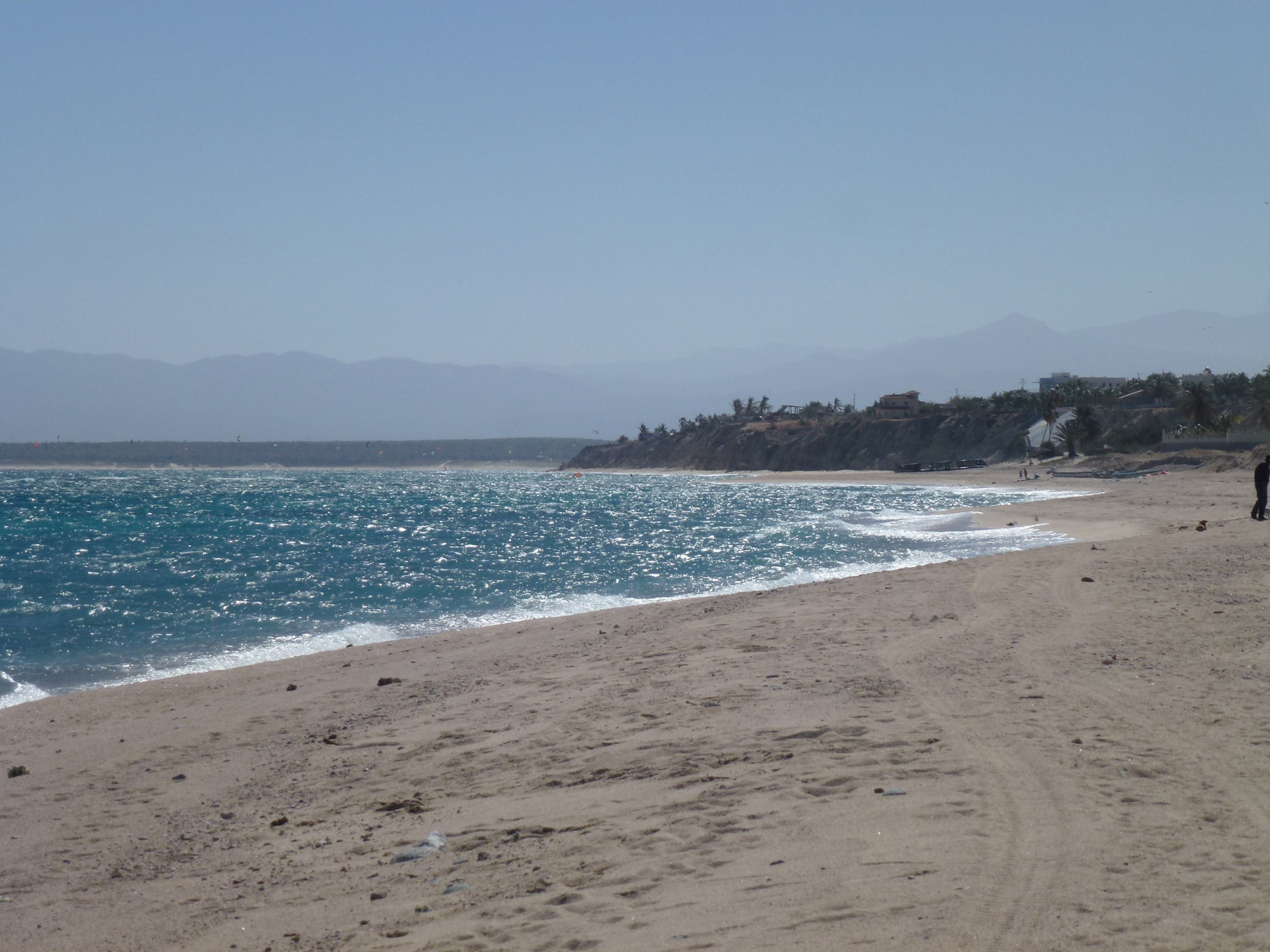 Deserted Beach Before the Wind Blows