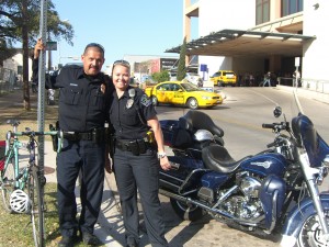 Even the police are cool in Austin.