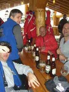 French heli skiers