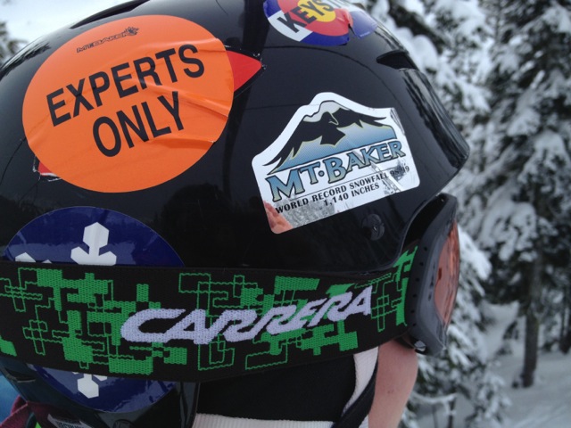 Says It All- On a Locals Helmet