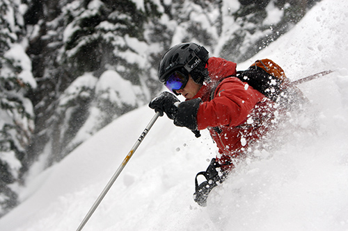 Total Heliski in Powder.