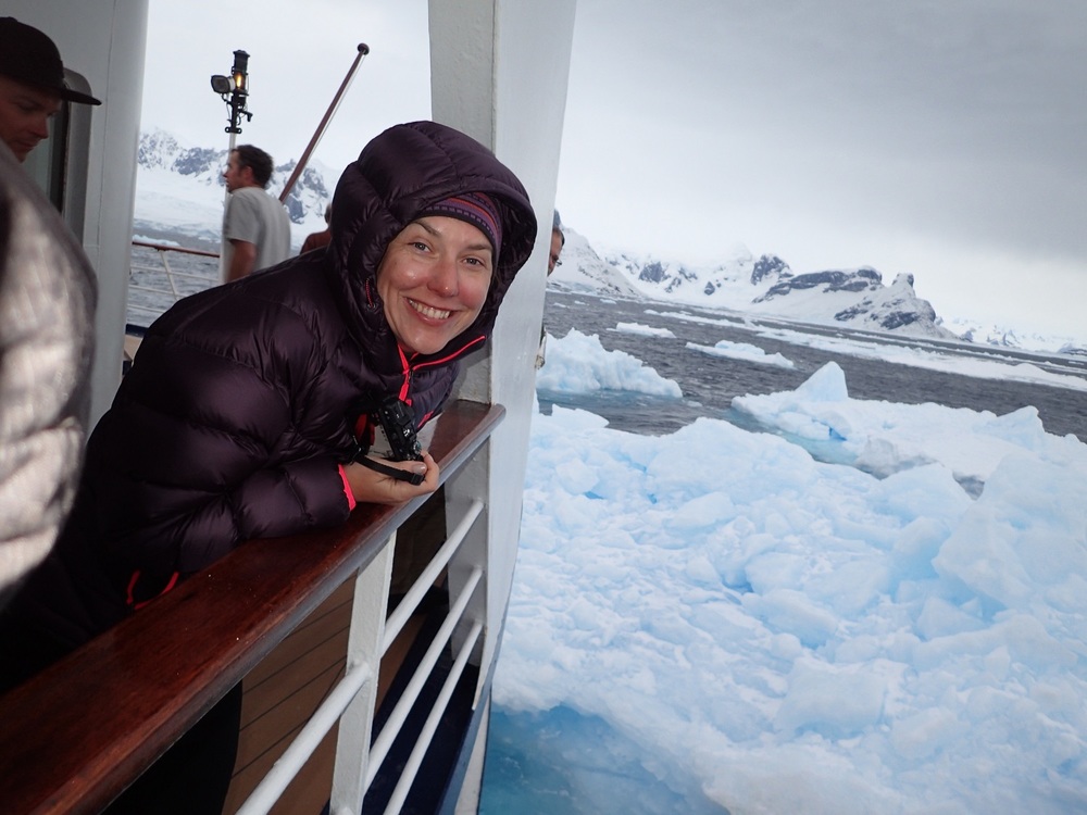 The Amazing Karyn Stanley who Coordinates the Trip from Ice Axe.